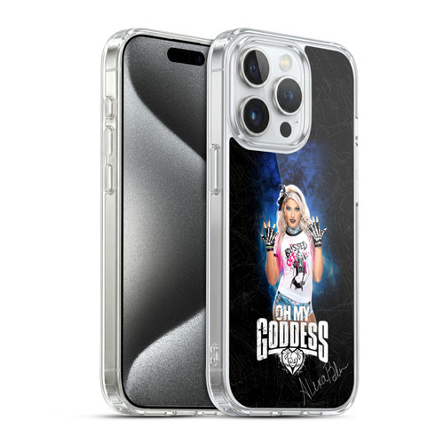 WWE Alexa Bliss Goddess LED Image Soft Gel Case for Apple iPhone 15 Pro & MagSafe
