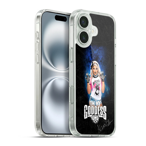 WWE Alexa Bliss Goddess LED Image Soft Gel Case for Apple iPhone 16 Plus & MagSafe