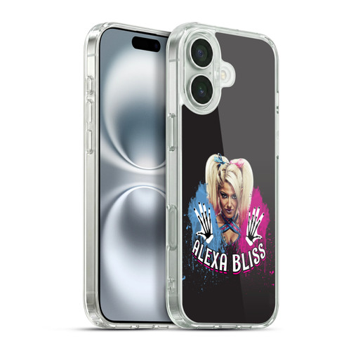 WWE Alexa Bliss Splatt Soft Gel Case for Apple iPhone 16 Plus & MagSafe