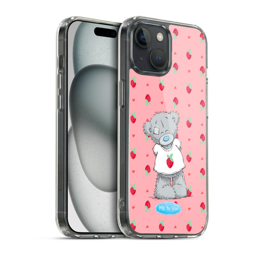 Me To You Retro Fun Strawberry Soft Gel Case for Apple iPhone 15 & MagSafe