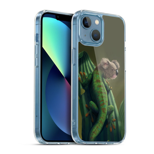 Vincent Hie Animals Gekoala Soft Gel Case for Apple iPhone 13 Mini & MagSafe