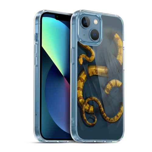 Vincent Hie Animals Snake Soft Gel Case for Apple iPhone 13 Mini & MagSafe