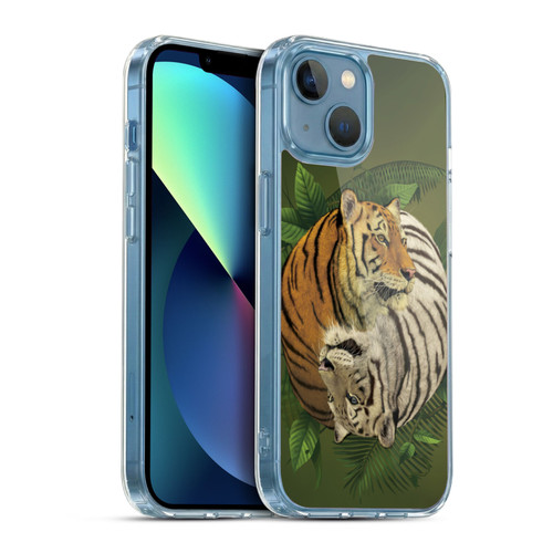 Vincent Hie Animals Tiger Yin Yang Soft Gel Case for Apple iPhone 13 Mini & MagSafe