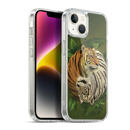 Vincent Hie Animals Tiger Yin Yang Soft Gel Case for Apple iPhone 14 Plus & MagSafe