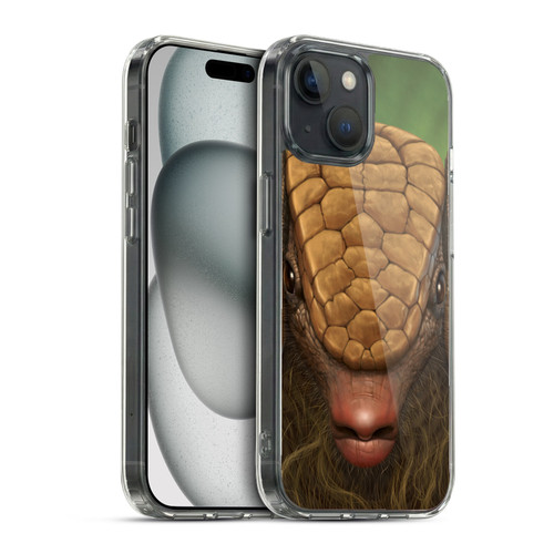 Vincent Hie Animals Armadillo Soft Gel Case for Apple iPhone 15 & MagSafe