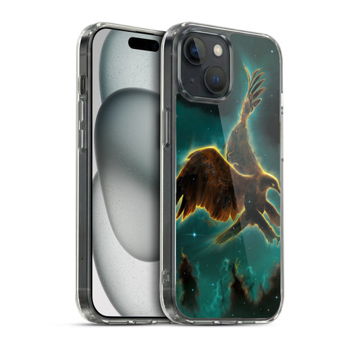 Vincent Hie Animals Eagle Galaxy Soft Gel Case for Apple iPhone 15 & MagSafe