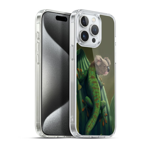 Vincent Hie Animals Gekoala Soft Gel Case for Apple iPhone 15 Pro Max & MagSafe