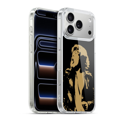 The Rolling Stones Mick Jagger Grunge Soft Gel Case for Apple iPhone 17 Pro Max
