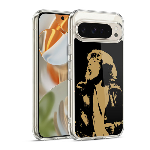 The Rolling Stones Mick Jagger Grunge Soft Gel Case for Google Pixel 9 / Pixel 9 Pro