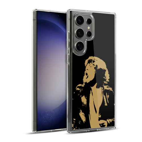 The Rolling Stones Mick Jagger Grunge Soft Gel Case for Samsung Galaxy S23 Ultra 5G & MagSafe