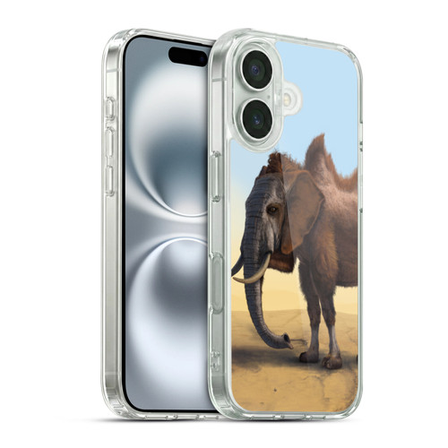 Vincent Hie Animals Camelelphant Soft Gel Case for Apple iPhone 16 & MagSafe