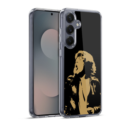 The Rolling Stones Mick Jagger Grunge Soft Gel Case for Samsung Galaxy S25+ & MagSafe