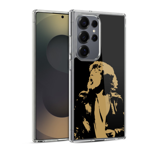 The Rolling Stones Mick Jagger Grunge Soft Gel Case for Samsung Galaxy S25 Ultra & MagSafe