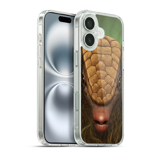 Vincent Hie Animals Armadillo Soft Gel Case for Apple iPhone 16 Plus & MagSafe