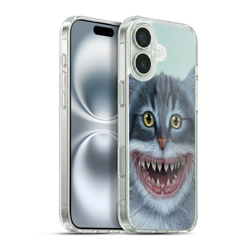 Vincent Hie Animals Sharkitten Soft Gel Case for Apple iPhone 16 Plus & MagSafe