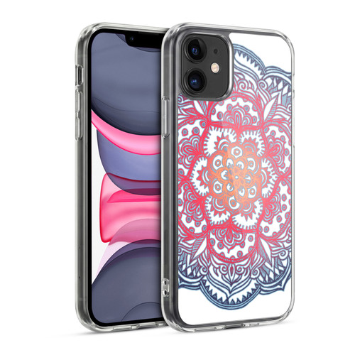 Micklyn Le Feuvre Mandala 3 Radiant Medallion Doodle Soft Gel Case for Apple iPhone 11