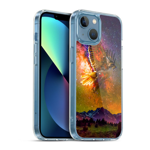 Dave Loblaw Animals Night Hawk Soft Gel Case for Apple iPhone 13 Mini & MagSafe