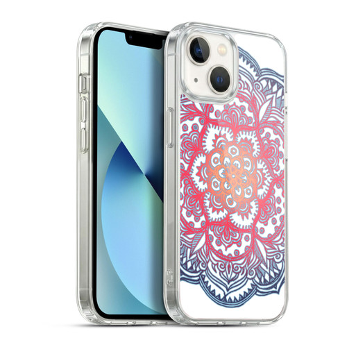 Micklyn Le Feuvre Mandala 3 Radiant Medallion Doodle Soft Gel Case for Apple iPhone 13