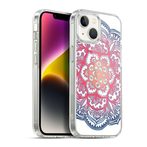 Micklyn Le Feuvre Mandala 3 Radiant Medallion Doodle Soft Gel Case for Apple iPhone 14