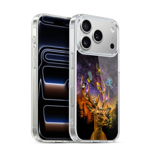 Dave Loblaw Animals Deer and Birds Soft Gel Case for Apple iPhone 17 Pro