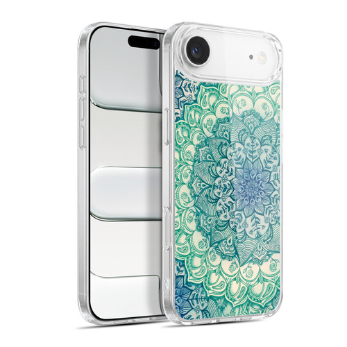 Micklyn Le Feuvre Mandala 3 Emerald Doodle Soft Gel Case for Apple iPhone 17 Air