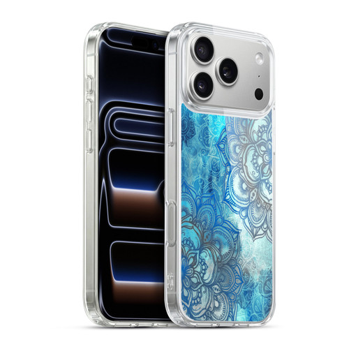 Micklyn Le Feuvre Mandala 3 Lost In Blue A Daydream Made Visible Soft Gel Case for Apple iPhone 17 Pro Max