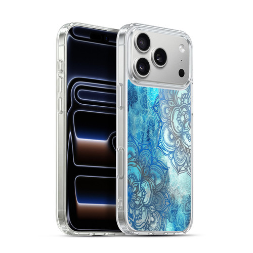 Micklyn Le Feuvre Mandala 3 Lost In Blue A Daydream Made Visible Soft Gel Case for Apple iPhone 17 Pro Max