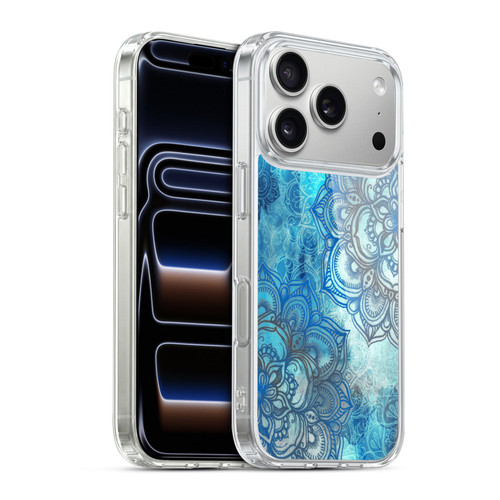 Micklyn Le Feuvre Mandala 3 Lost In Blue A Daydream Made Visible Soft Gel Case for Apple iPhone 17 Pro