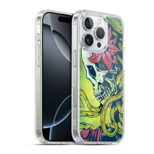 David Lozeau Colourful Art Medusa Soft Gel Case for Apple iPhone 16 Pro & MagSafe
