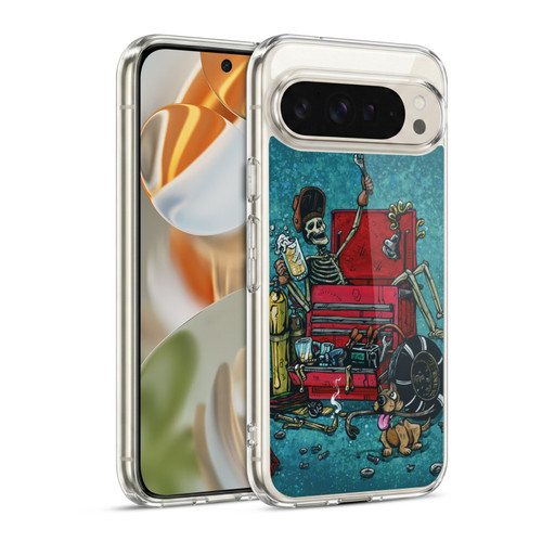 David Lozeau Colourful Art Garage Soft Gel Case for Google Pixel 9 / Pixel 9 Pro