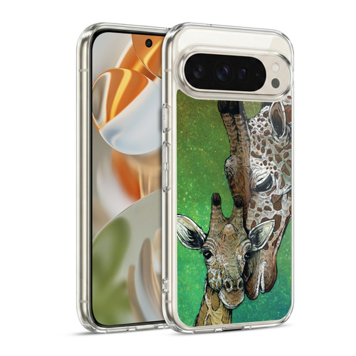 David Lozeau Colourful Art Giraffe Soft Gel Case for Google Pixel 9 / Pixel 9 Pro