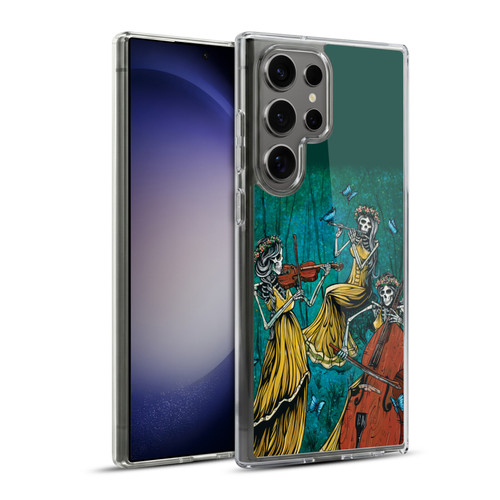 David Lozeau Colourful Art Three Female Soft Gel Case for Samsung Galaxy S23 Ultra 5G & MagSafe