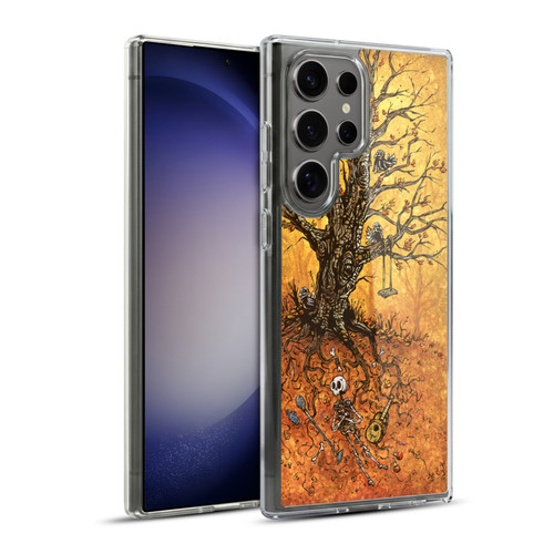 David Lozeau Colourful Art Tree Of Life Soft Gel Case for Samsung Galaxy S23 Ultra 5G & MagSafe