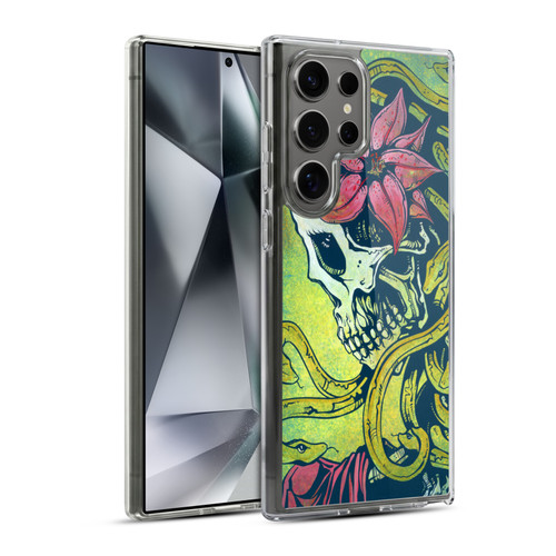 David Lozeau Colourful Art Medusa Soft Gel Case for Samsung Galaxy S24 Ultra 5G & MagSafe