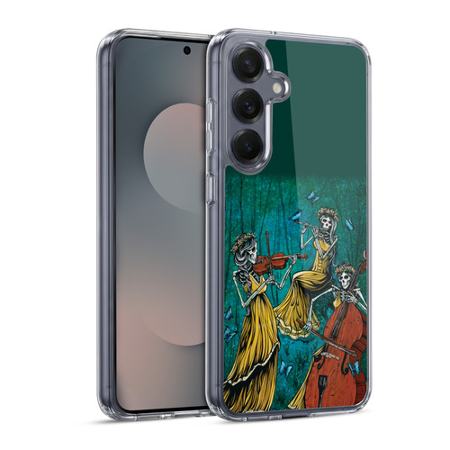 David Lozeau Colourful Art Three Female Soft Gel Case for Samsung Galaxy S25 & MagSafe