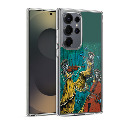 David Lozeau Colourful Art Three Female Soft Gel Case for Samsung Galaxy S25 Ultra & MagSafe