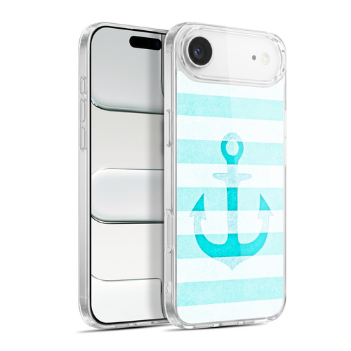 Monika Strigel Vintage Anchors Aqua Soft Gel Case for Apple iPhone 17 Air