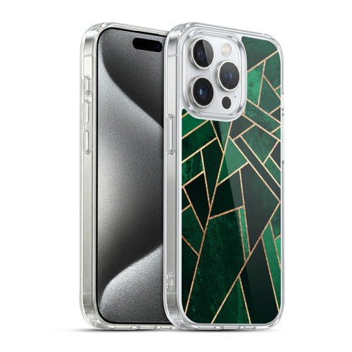 Elisabeth Fredriksson Sparkles Emerald Night Soft Gel Case for Apple iPhone 15 Pro & MagSafe
