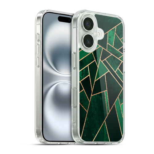 Elisabeth Fredriksson Sparkles Emerald Night Soft Gel Case for Apple iPhone 16 & MagSafe
