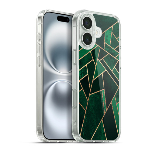Elisabeth Fredriksson Sparkles Emerald Night Soft Gel Case for Apple iPhone 16 Plus & MagSafe