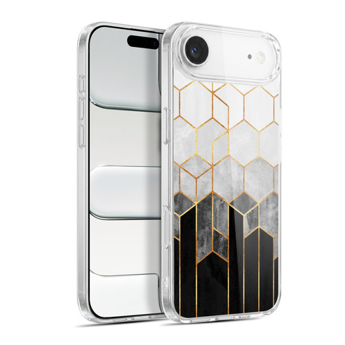 Elisabeth Fredriksson Sparkles Charcoal Hexagons Soft Gel Case for Apple iPhone 17 Air
