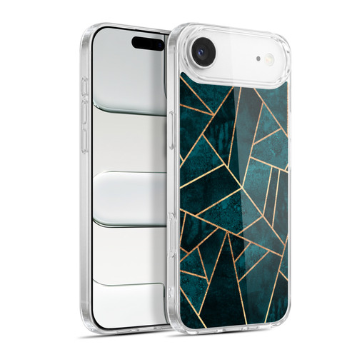 Elisabeth Fredriksson Sparkles Deep Teal Stone Soft Gel Case for Apple iPhone 17 Air