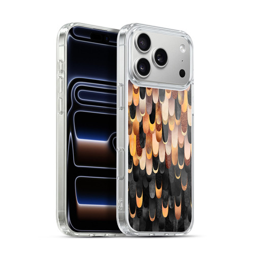 Elisabeth Fredriksson Sparkles Copper And Black Soft Gel Case for Apple iPhone 17 Pro Max