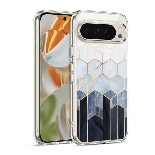 Elisabeth Fredriksson Sparkles Soft Blue Hexagons Soft Gel Case for Google Pixel 9 / Pixel 9 Pro