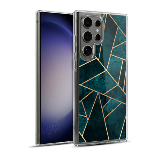 Elisabeth Fredriksson Sparkles Deep Teal Stone Soft Gel Case for Samsung Galaxy S23 Ultra 5G & MagSafe