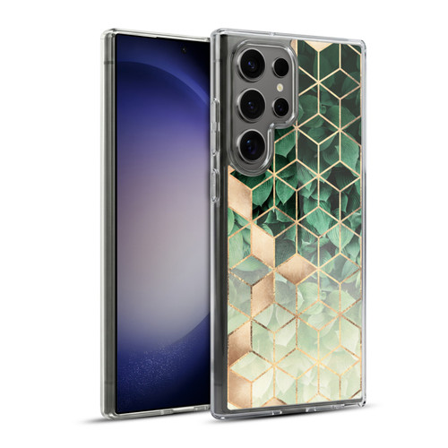 Elisabeth Fredriksson Sparkles Leaves And Cubes Soft Gel Case for Samsung Galaxy S23 Ultra 5G & MagSafe