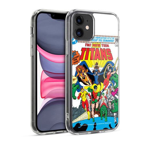 Justice League DC Comics Teen Titans Comic Art New #1 Group Soft Gel Case for Apple iPhone 11