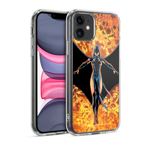 Justice League DC Comics Teen Titans Comic Art #8 Raven Soft Gel Case for Apple iPhone 11