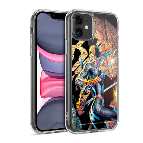 Justice League DC Comics Teen Titans Comic Art #57 Ravager Soft Gel Case for Apple iPhone 11