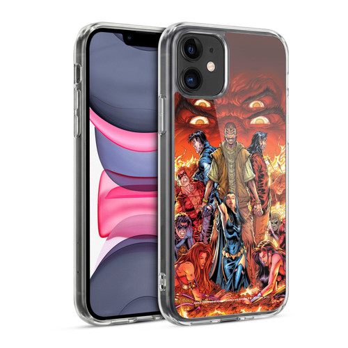 Justice League DC Comics Teen Titans Comic Art #4 Sons Of Trigon Soft Gel Case for Apple iPhone 11